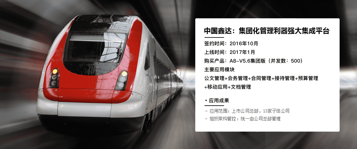 中國鑫達 集團化管理利器強大集成